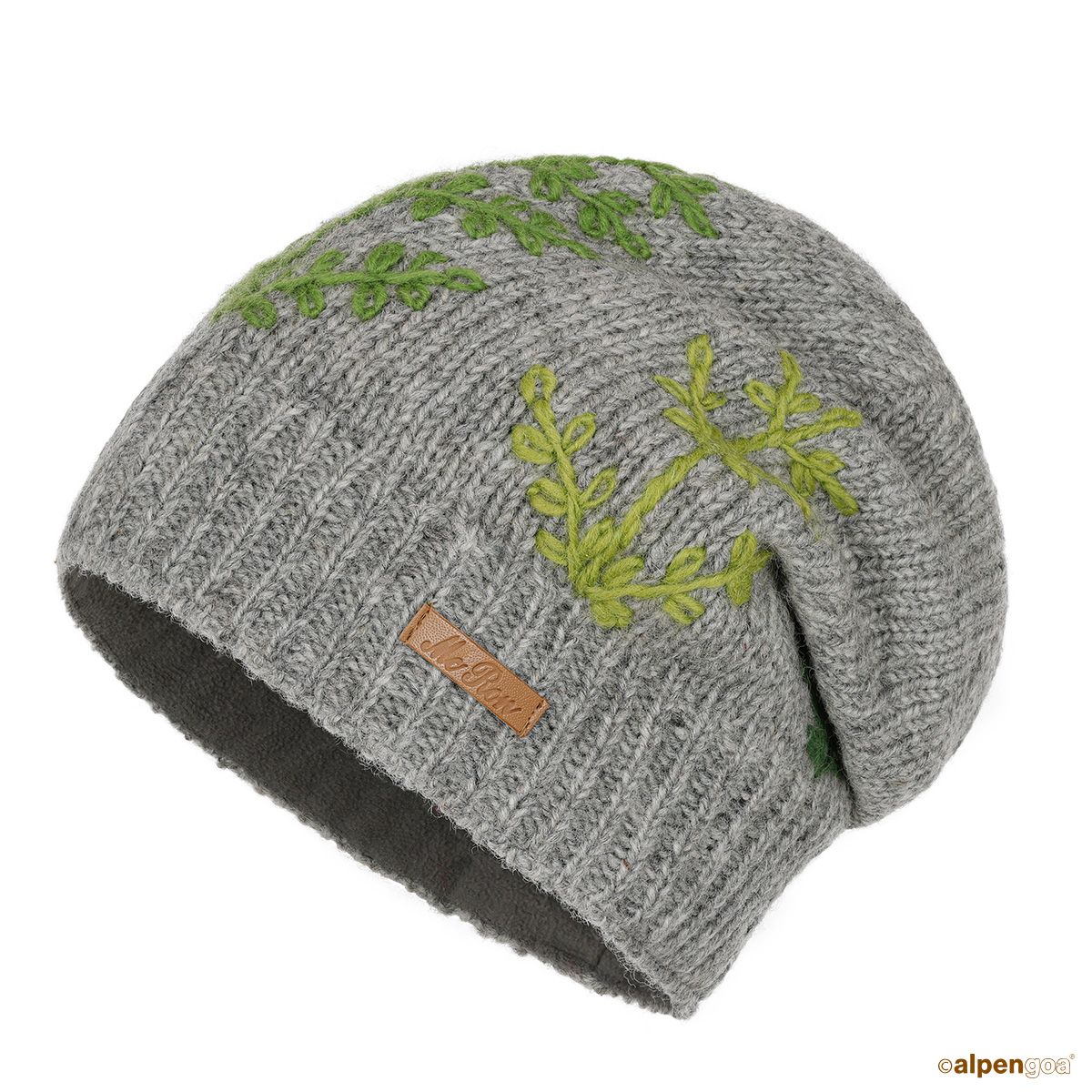 Wollmütze Albero Grau-Grün